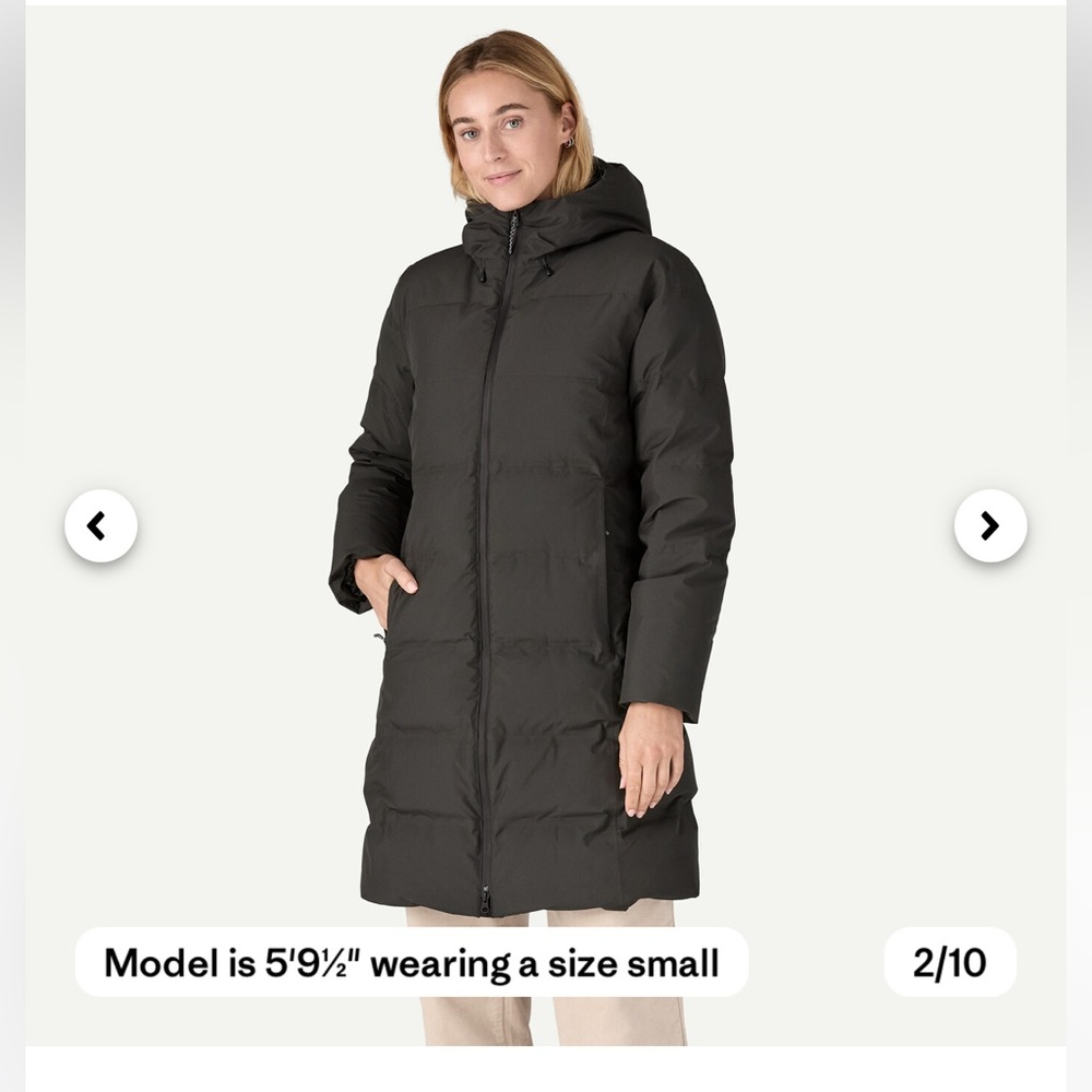 Patagonia Women's Jackson Glacier Parka Black Small